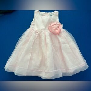 Janie and Jack Pink Flower 18-24 month tulle special occasion dress